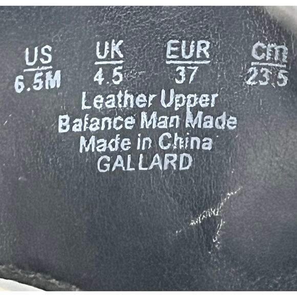 Franco Sarto Black Leather Peep Toe Cork Wedge Sandal Reg Size 6.5 - Picture 7 of 8